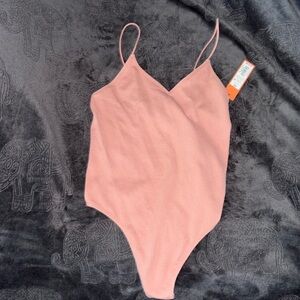 Pink colsie bodysuit